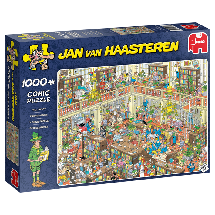 Jan van Haasteren Die Bibliothek