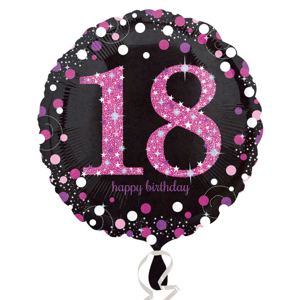 Folienballon Pink Celebration 18
