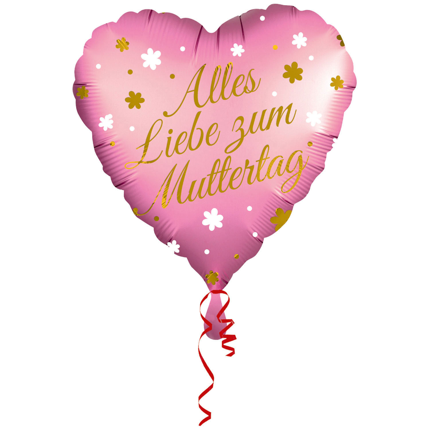 Folienballon Herz Alles Liebe zum Muttertag - 63778