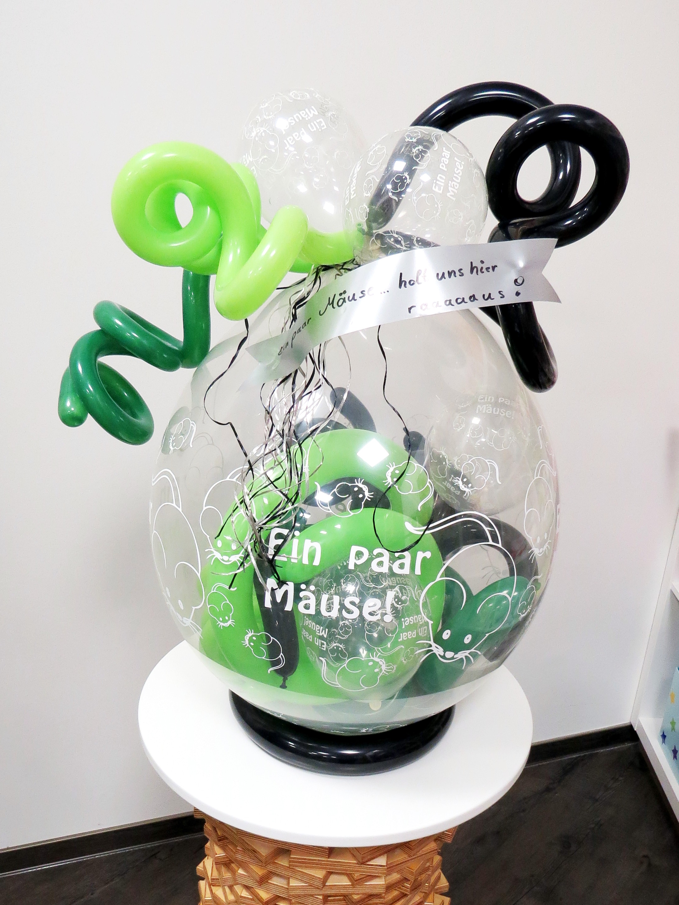 Verpackungsballon "Ein paar Mäuse"