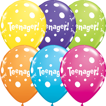 Teenager Tropical Sortiment Latexballon 11inch - 1 Stück