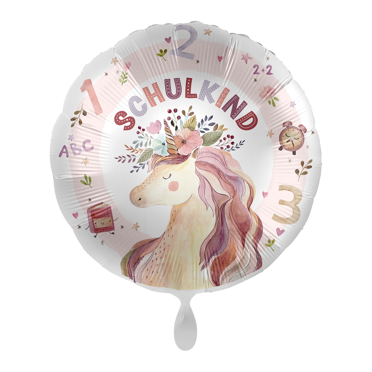 Folienballon Unicorn School Celebration - 74785